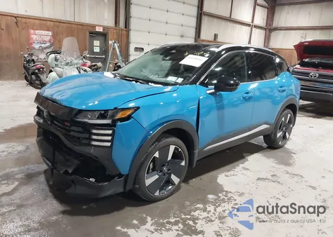 2025 Nissan Kicks Sr Intelligent Awd из США, поврежденный, VIN 3N8AP6DD3SL356484